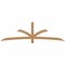 Ekena Millwork Davenport Timber Gable Bracket, Western Red Cedar, 96"W x 28"H x 3 1/2"D x 3 1/2"F, 7/12 Pitch GBW096X28X0404DAV00SWR - alternate 1